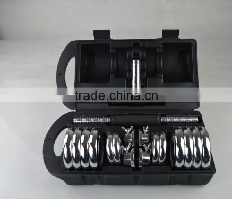15KG 20kg 30kg Solid dumbbell plated handle (Straight grip) dumbbell set
