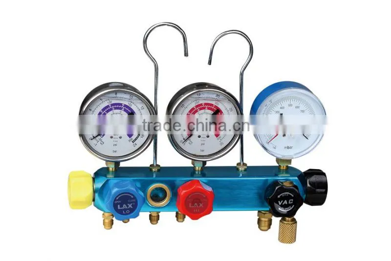 FRIEVER 5 way manifold gauge (manifold set,manifold gauge, refrigerant gauge)