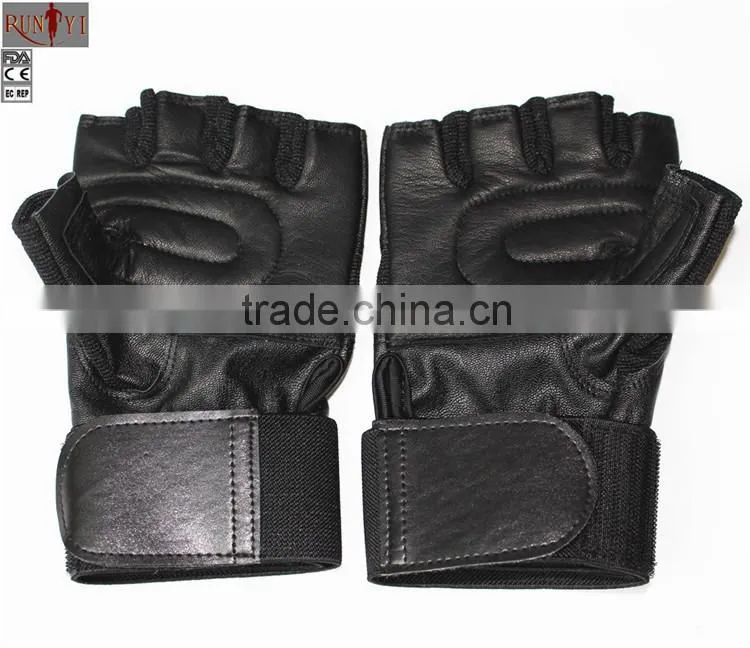 Men's Gym Wrist Wrap Gloves, Fitness Gloves, Workout Exercise Gloves