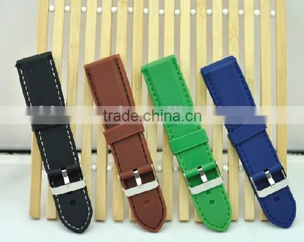 durable rubber watch strap /watch band and custom are welcomed