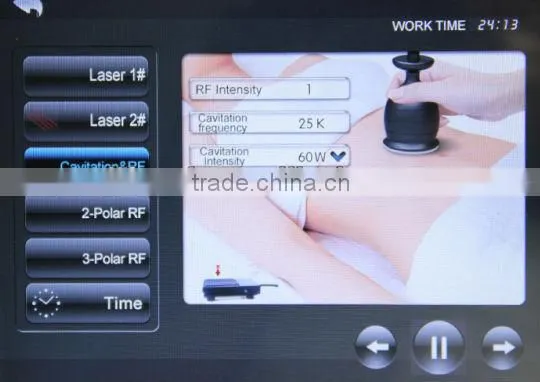 Hot sale cavitation RF lazer epilasyon weight loss equipment