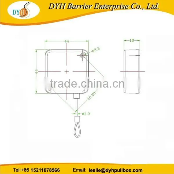 China wholesale security retractable cable anti-theft pull box,Phone anti-theft retractable display pull box
