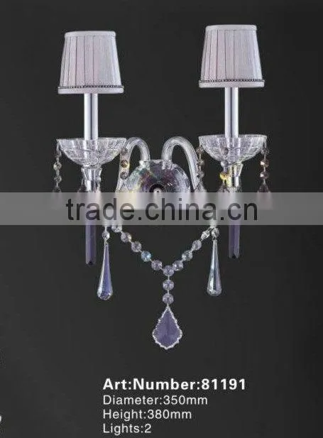 modern crystal wall sconce in Zhongshan