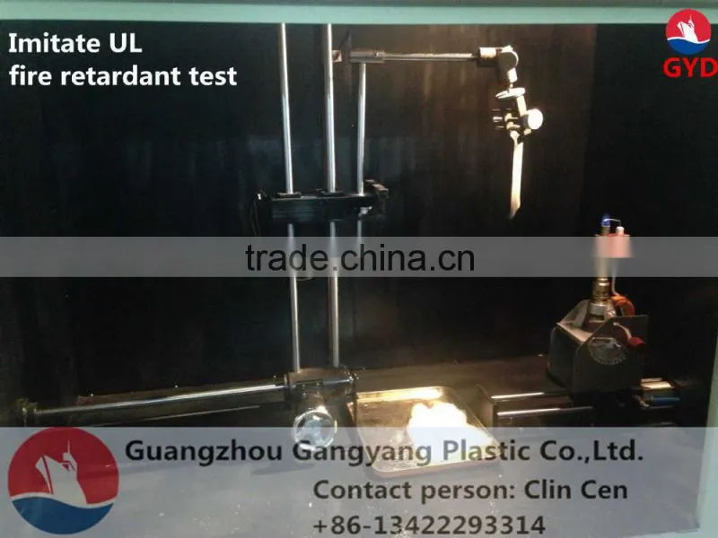 Glow wire test PC plastic for 950 c degree polycarbonate pellet, glow wire ignitability polycarbonate granule