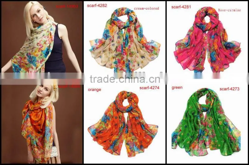 2014 hot sale triangular neck red grid scarf