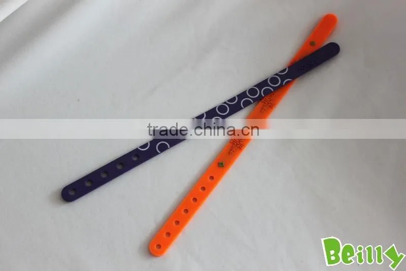 Fashion style high quality factory manufacture silicone bracelets