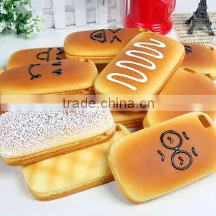 The delicious food design silicone phone cases with all kinds of expressions