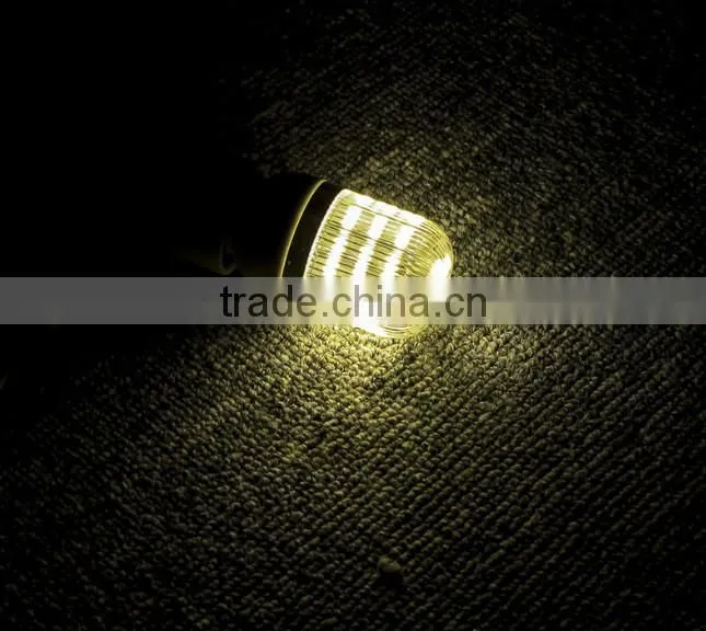 220V/110V E14/E27 2.5W 48 SMD3528 LED Corn Light Bulb Lamp with Cover White/Warm white Led