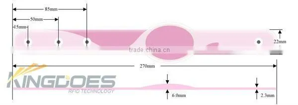 RFID Smart Flexible Wristband Free Design