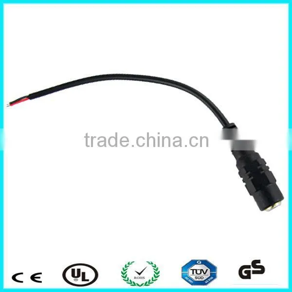 0.3m 20AWG dc cable with tuning fork pigtail male plug