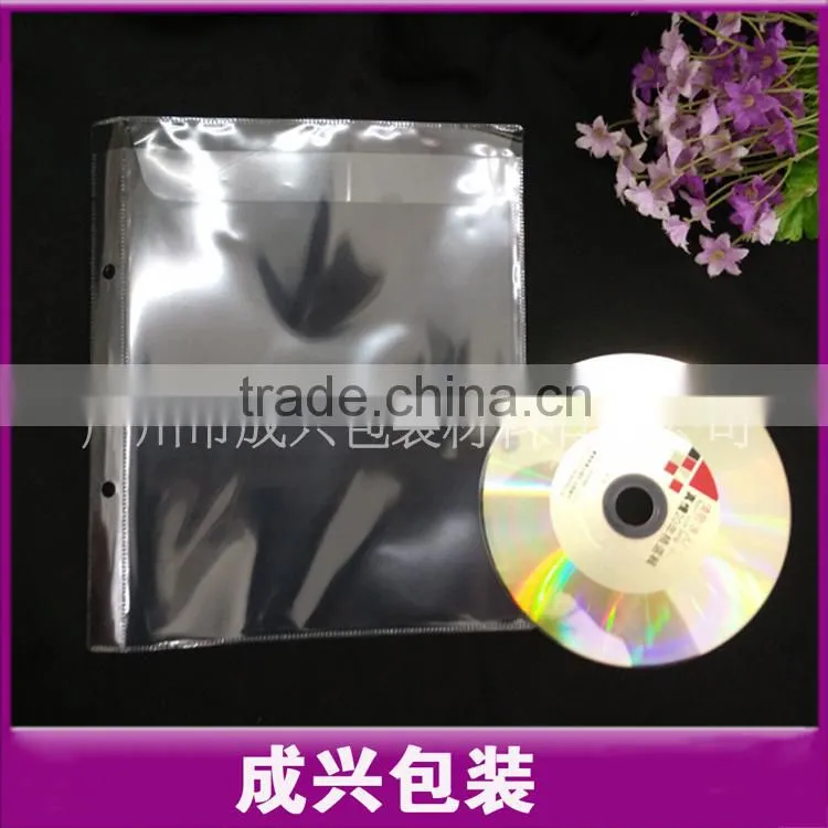 pp dvd sleeve transparent pp sleeve double side plastic plant sleeves