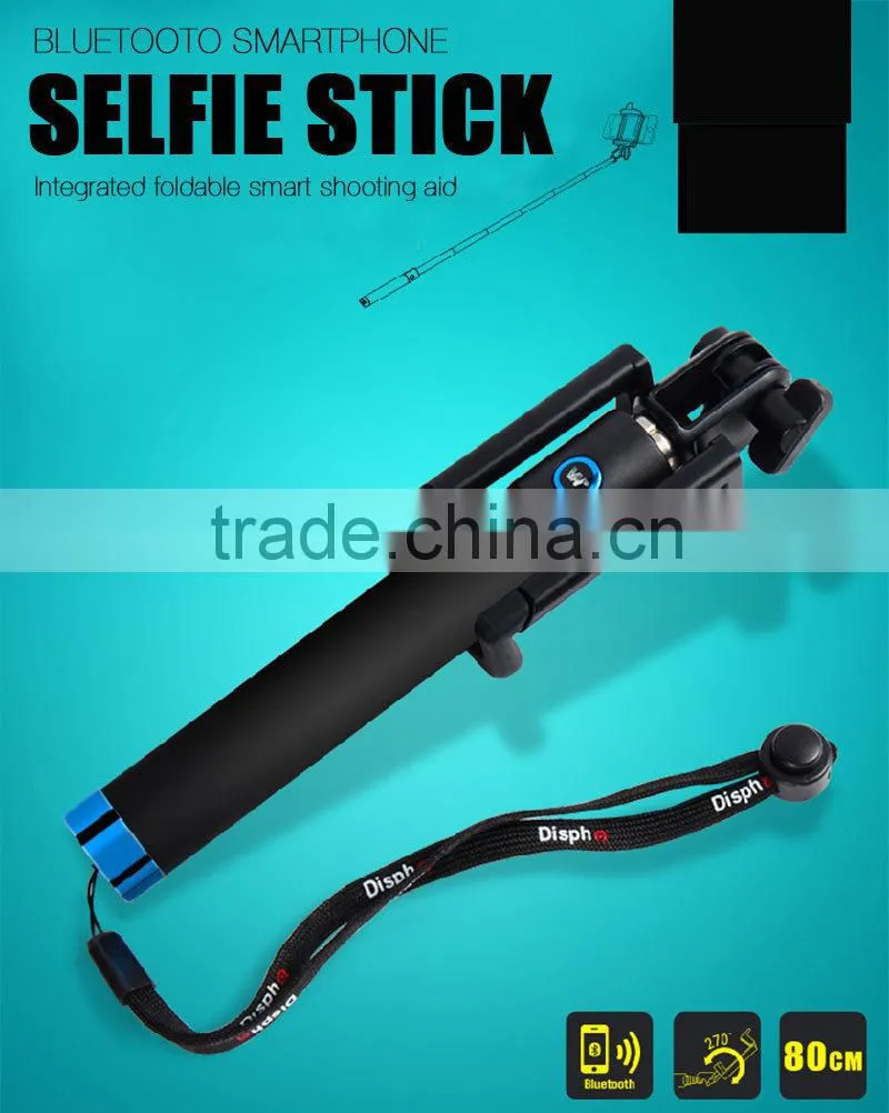 high-end innovative design travel snapshot camera tripod folding bluetooth selfie stick monopod for ios android smartphones