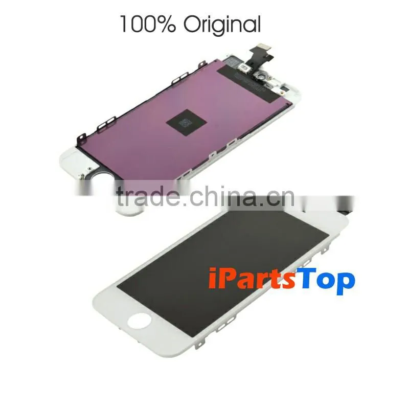 iPartsTop Wholesale 100% Original LCD Screen With Digitizer Assembly For iPhone 5