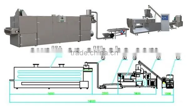 Automatic Artificial Enriched Nutrition Rice Processing Line
