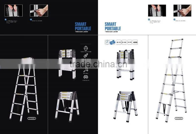 Made in Yongkang aluminum little giant ladder, ladder for boats 4*3 4*4 4*5