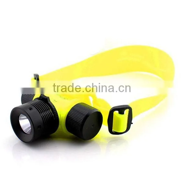 LED diving headlamp C-REE led flashlight waterproof diving flashlight