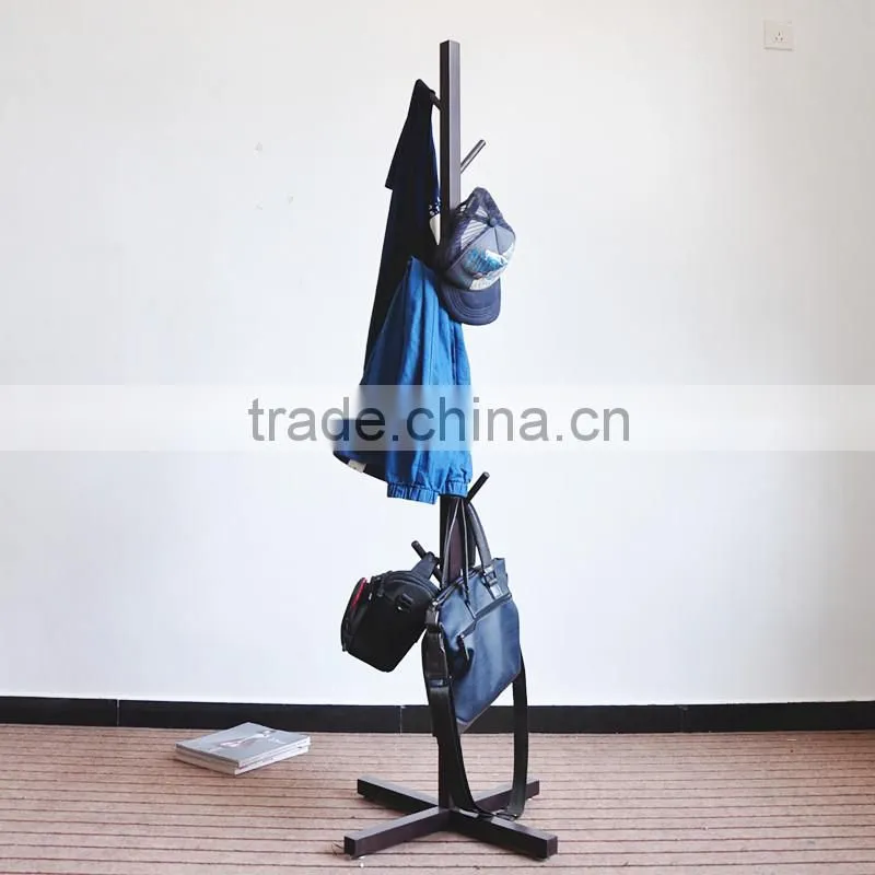 100% high quality wooden hanging display stands rack