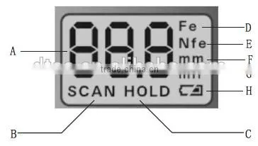 DTEC DC15FN Pocket-size Coating Thickness Gauge with Ferrous and Nonferrous base,dual use,0-1.8mm,economic model,best seller