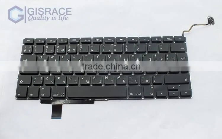100% New A1297 Russia Keyboard For Macbook Pro Unibody 17" Laptop 2009 2010 2011 Years