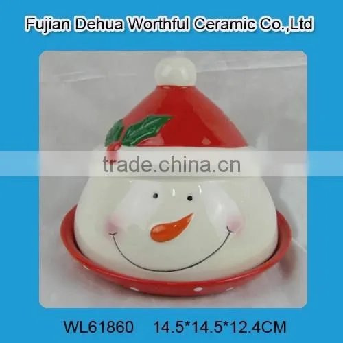 Lovely cock ceramic kitchen bread plate
