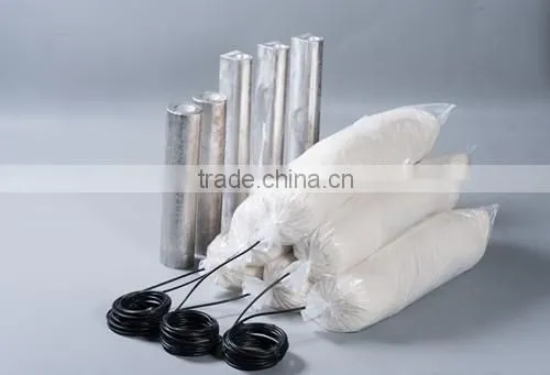 Prepackaged magnesium anode