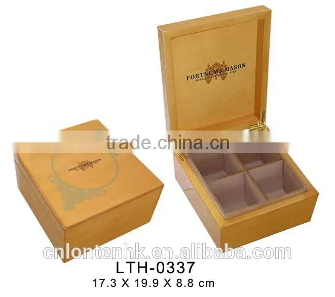 custom wood tea box manufacturer