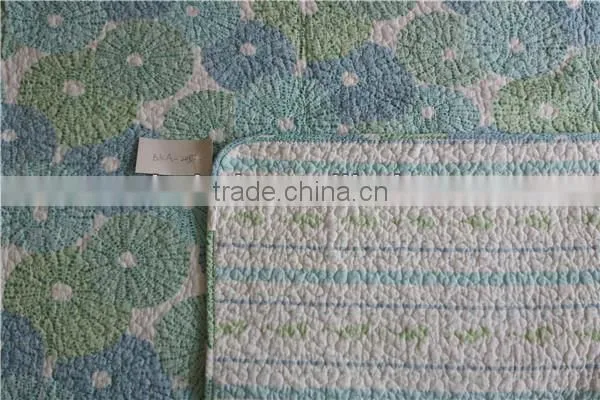 colorful 100% cotton New Style Soft Printed Cotton quilt wholesale