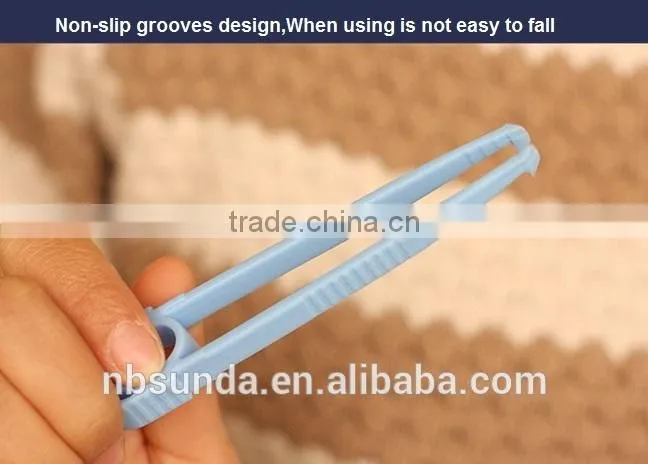 Multi-function plastic brush with plastic tweezer wholesale