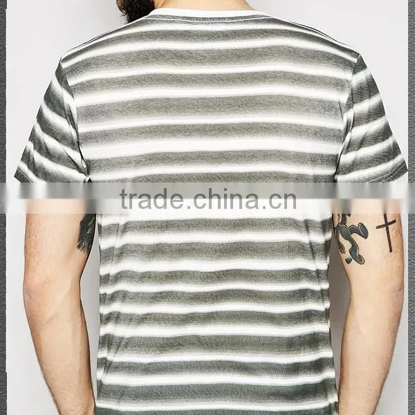 Stripe shirt strong man shirt fashion tshirt