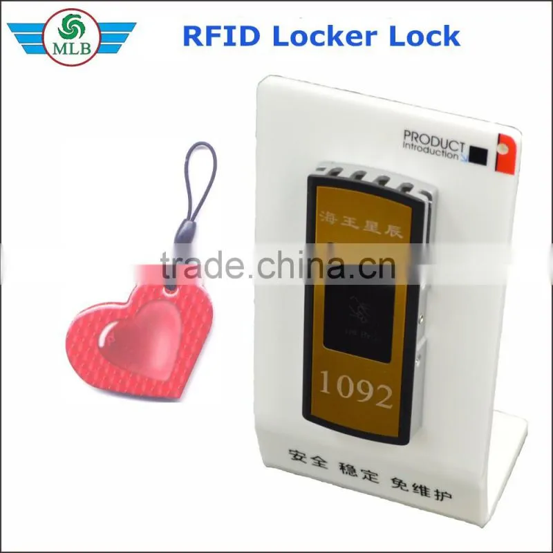 High Stadard Swipe Card Steel Double Door Cabinet Lock