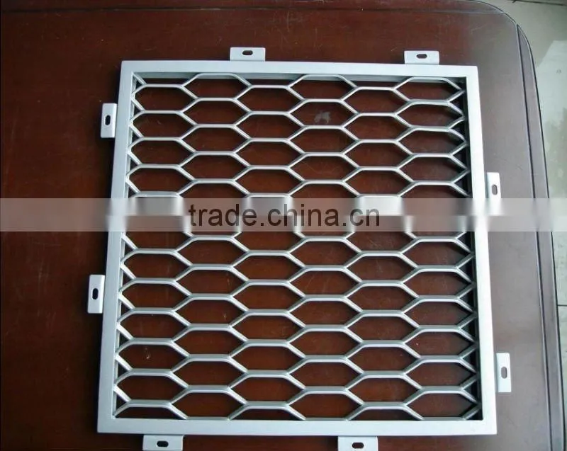 wood color strip sereen ceiling l(ISO9001,CE)