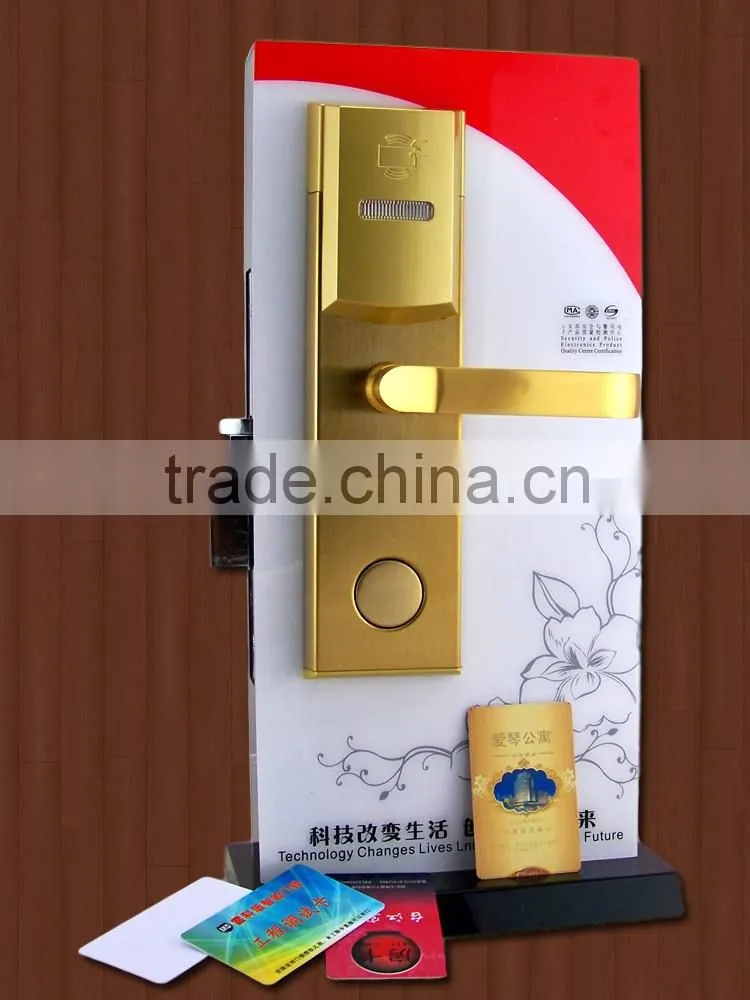 20% save 304 Stainless Steel rfid card security handle safe electronic digital hotel keyless smart lock