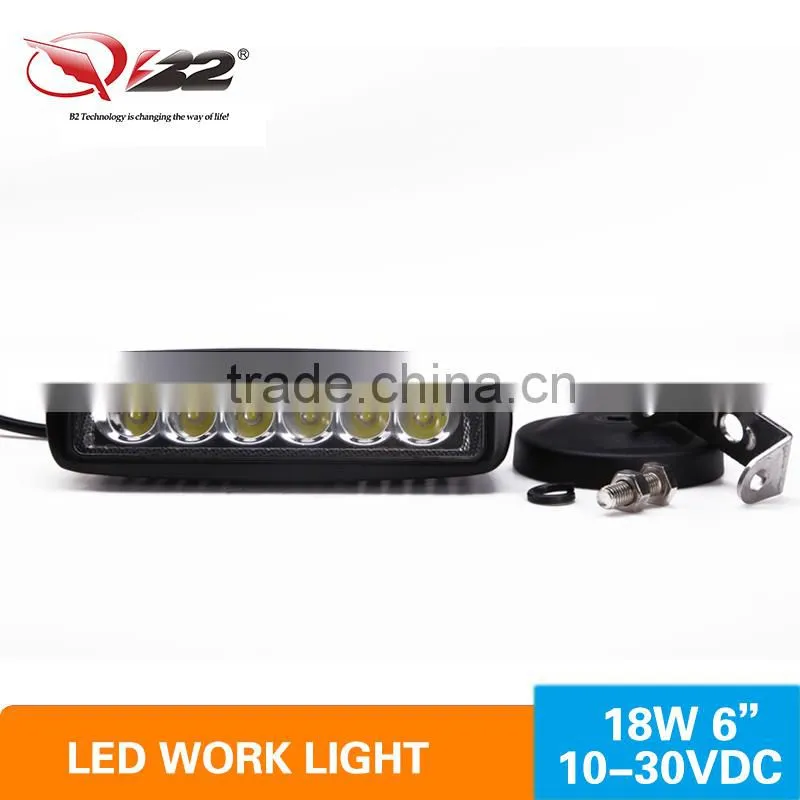 off road led work light 24v 18w led headlight for jeep,auto parts, 4x4 cars accessories