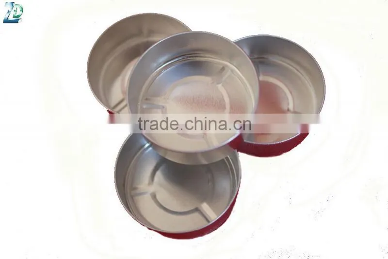 round shape aluminium cup for tealight candle holder