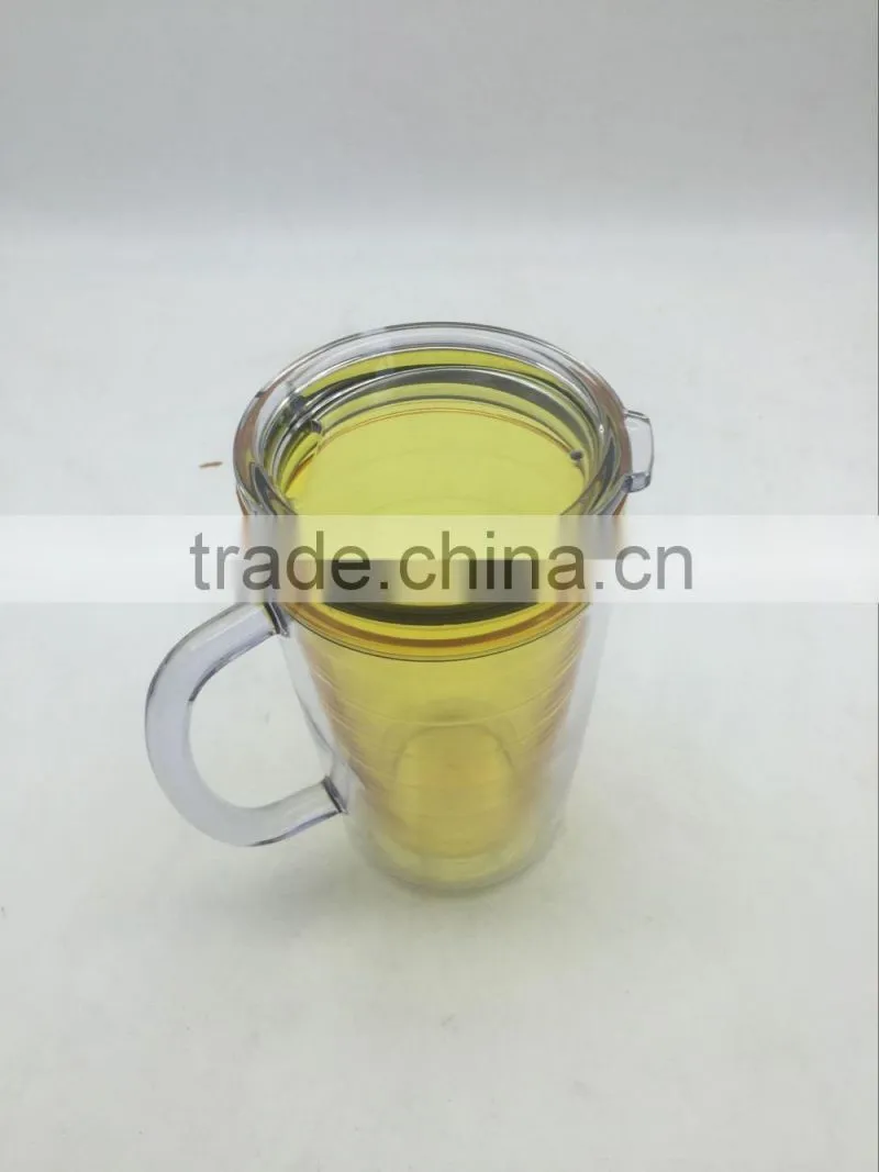 USA best seller green 500ml BPA free double wall with 20oz tumbler lid