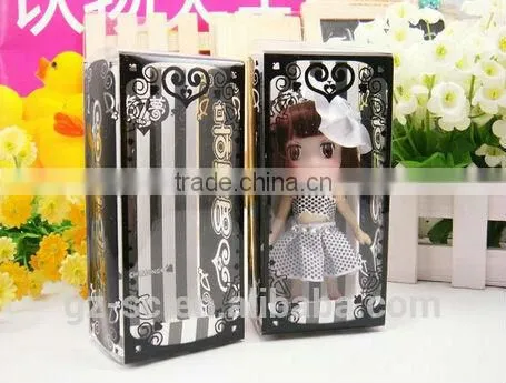 Protable folding plastci box, clear pvc plastic box toy design