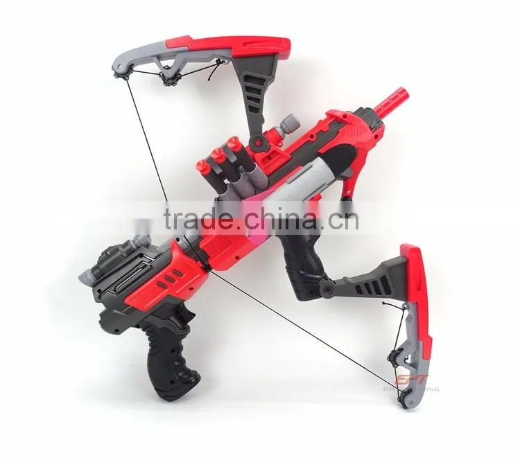 2 IN 1 kids soft bullet gun toy for sale