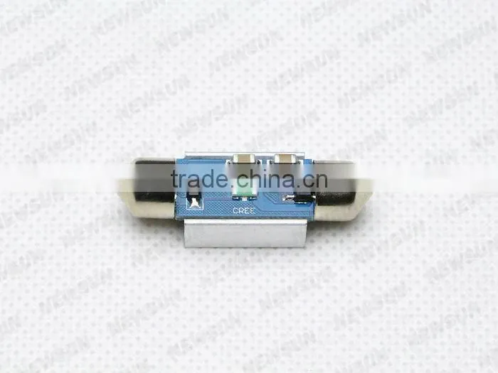 Factory best price led festoon light for all cars, white color car roof lights with one year warranty