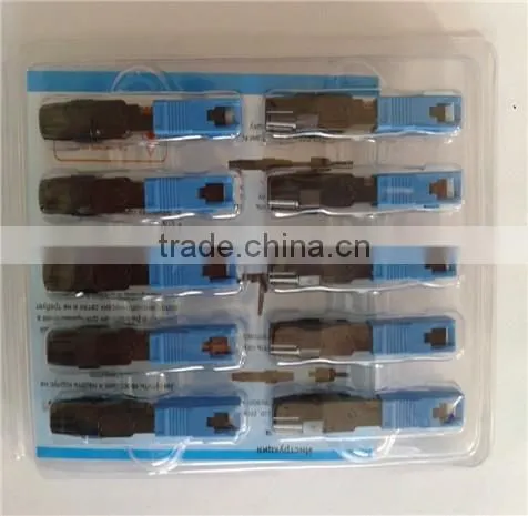 SC/PC Type A Singlemode Straight-through Field Assembly Connector Fast/Quick Connector