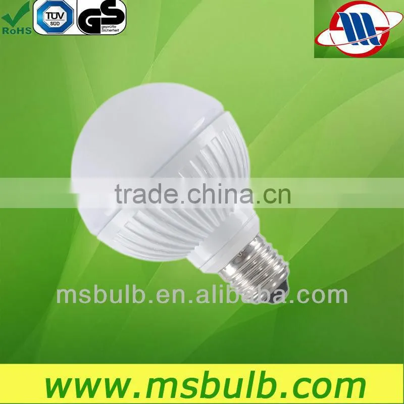 G80 E27 dimmable LED bulb 8W 600lm samsung SMD led lamp haining