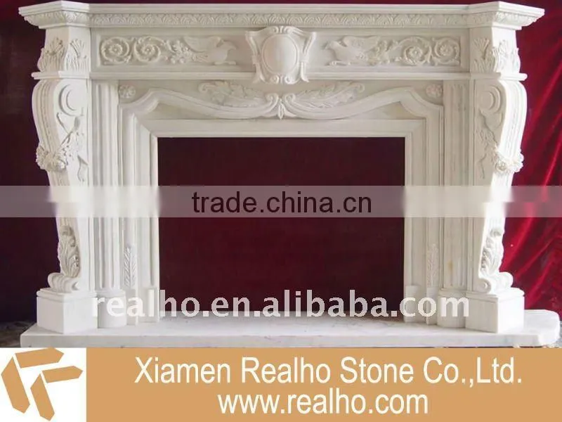 natural stone fireplace