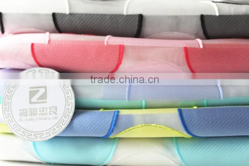 Triangle jacquard organza fabric Geometric figure jacquard fabric with cotton