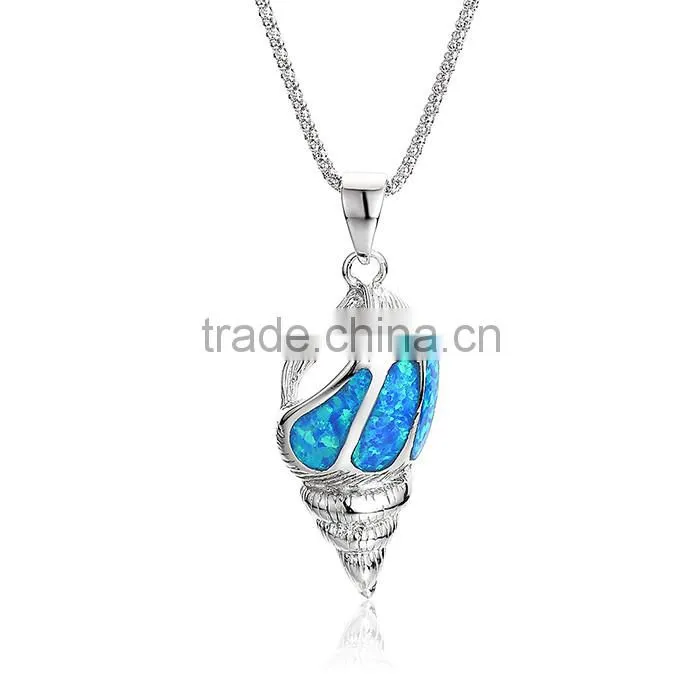 Latest Imitation Jewellery Designs For Blue Opal Stone Pendant Design
