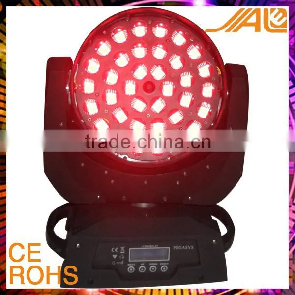 HOT 36*10w RGBWA 5in1 Zoom led Moving head wash