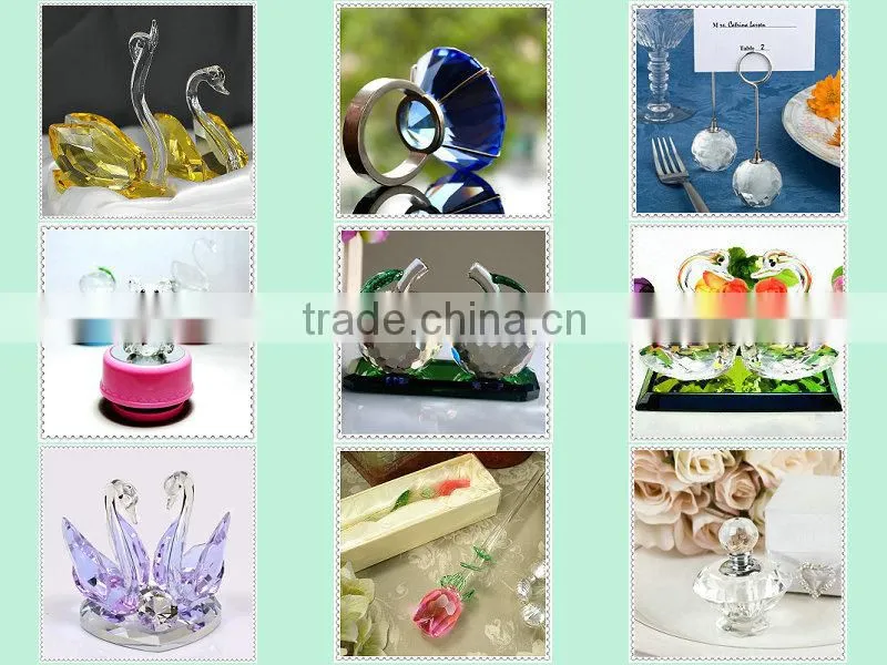 Pretty Flower Wedding Crystal Rose For Wedding Gifts