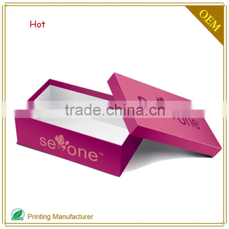 Custom Standard Sliding Color Shoe Box Drawer Design In China
