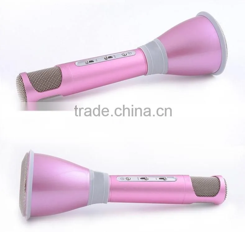 2016 hot selling K068 Wireless Bluetooth Microphone and Karaoke Player Microphone