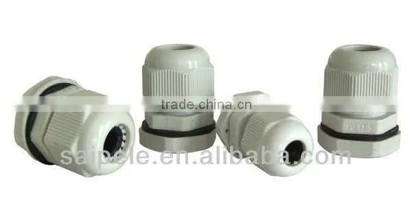 2013 New waterproof electric brass cable gland with rubber seal