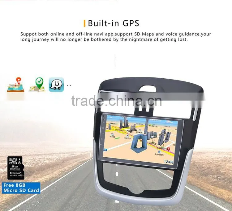 Cheap10.2 Inch High quality double din Quad core Black screen car gps dvd player for Nissan Tiida 2016 AUTO AC
