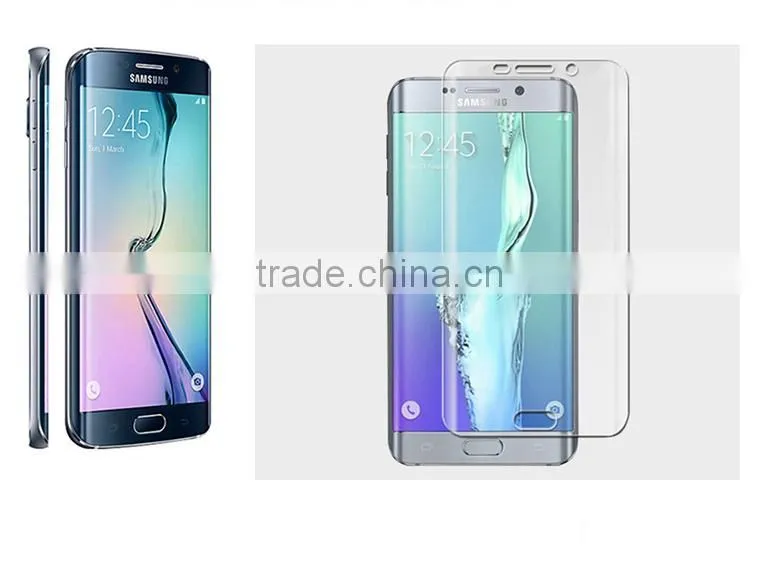 2016 New Arrival For Samsung Galaxy s7 edge 3D tempered glass screen protector , Full Cover 3D curved s7 edge tempered glass,
